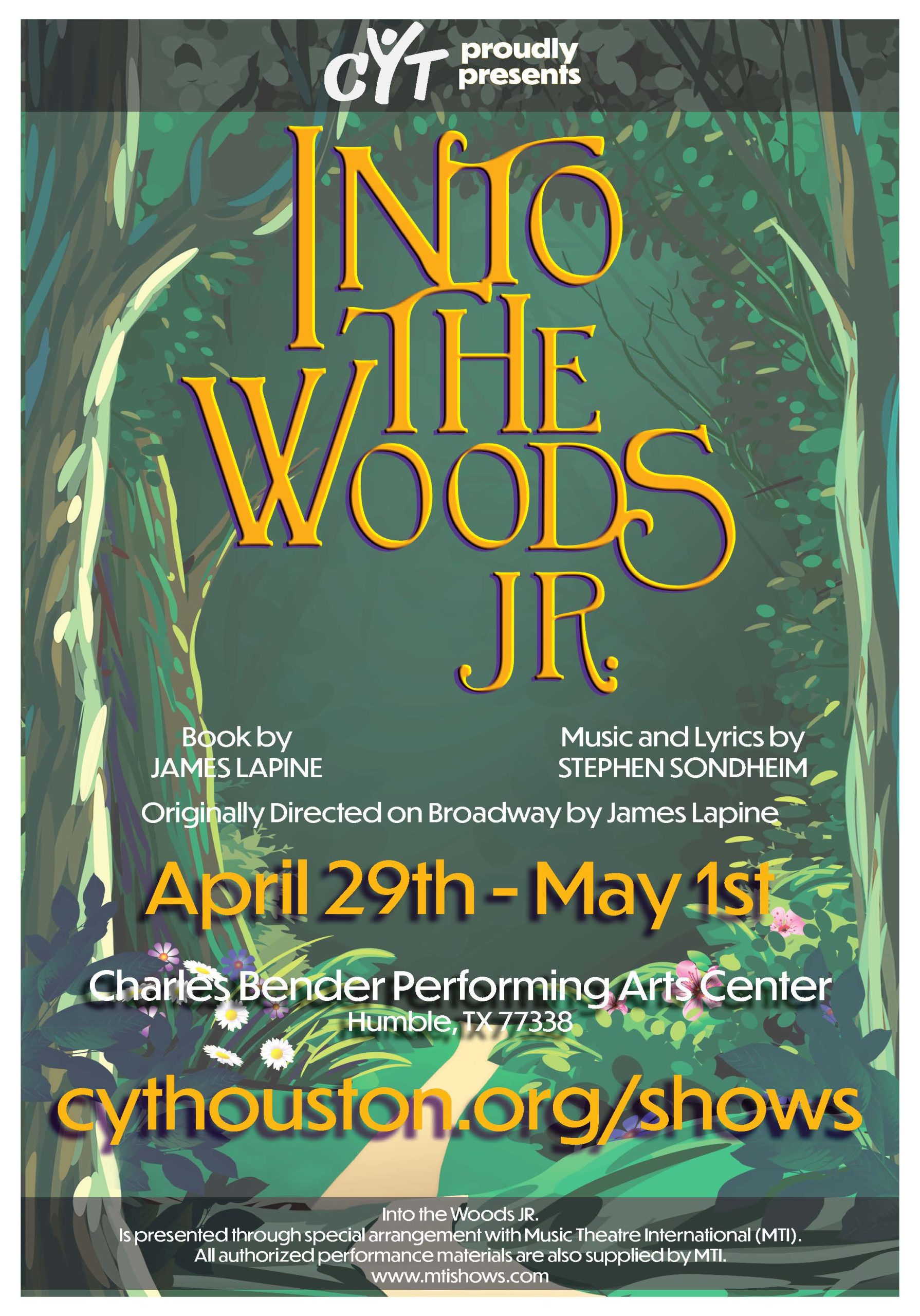 Into The Woods Jr. Presented by CYT of Houston - Charles Bender 